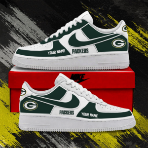 Limited Edition – Customized NFL Green Bay Packers Af1 Shoes TTH2107122