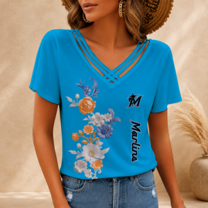 Limited Edition – Customized MLB MiaMiami Marlins V-Neck Shirt TTH2107117