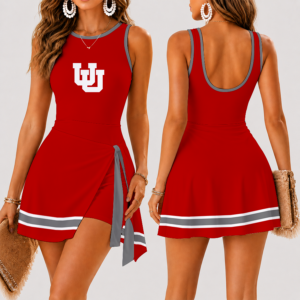 Limited Edition – Customized Ncaa Utah Utes Women’s Summer Skort Dress
