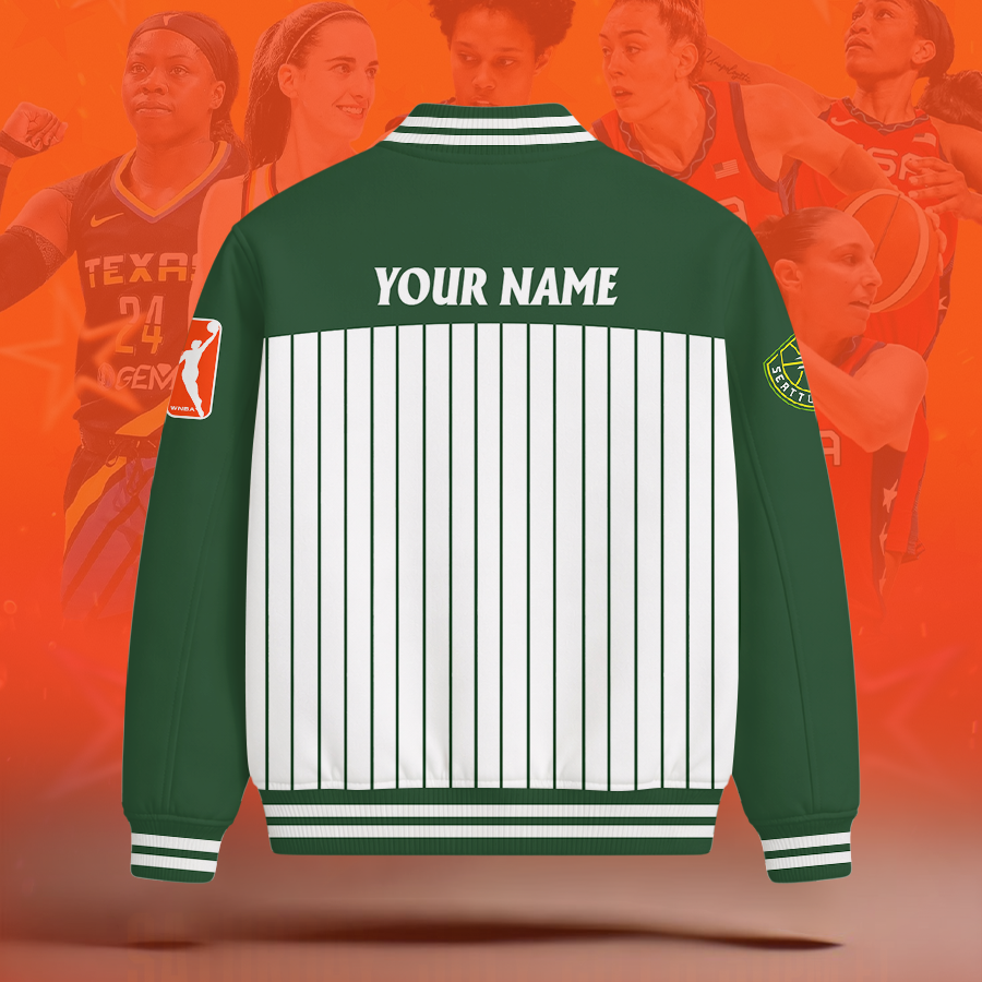 Limited Edition – Customized WNBA Seattle Storm Baseball Jacket TTH2107123 - Image 2