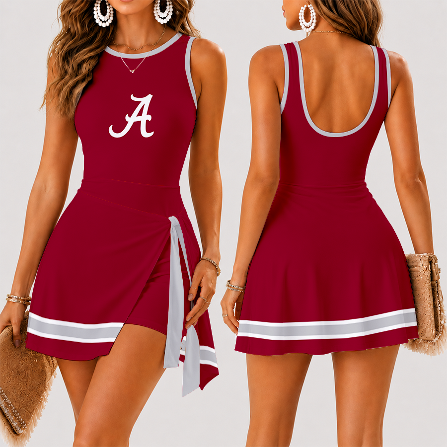 Limited Edition – Customized Ncaa Alabama Crimson Tide Women’s Summer Skort Dress