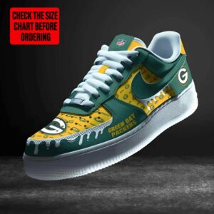 Limited Edition – Customized NFL Green Bay Packers Af1 Shoes TTH2107112