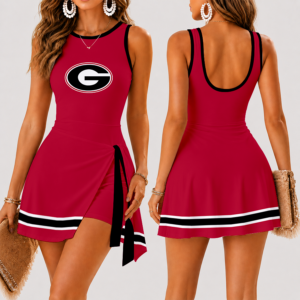 Limited Edition – Customized Ncaa Georgia Bulldogs Women’s Summer Skort Dress