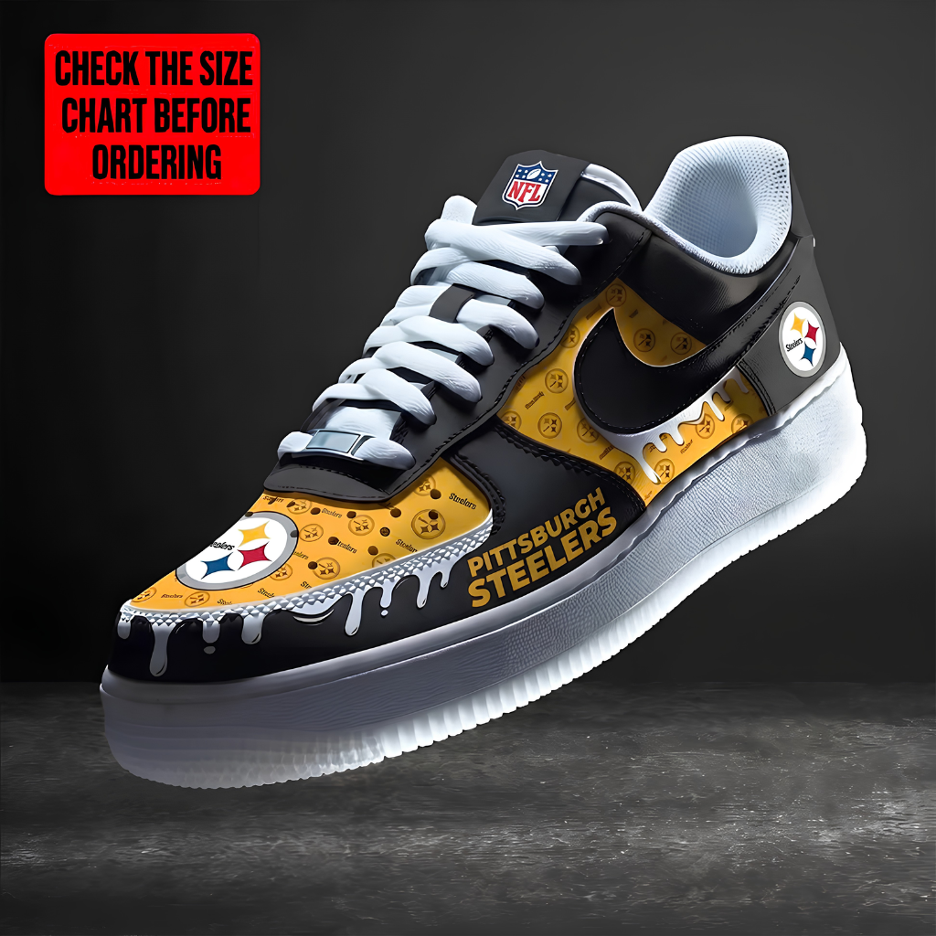 Limited Edition – Customized NFL Pittsburgh Steelers Af1 Shoes TTH2107112