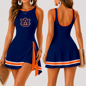 Limited Edition – Customized Ncaa Auburn Tigers Women’s Summer Skort Dress