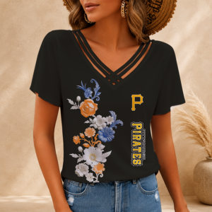Limited Edition – Customized MLB Pittsburgh Pirates V-Neck Shirt TTH2107117