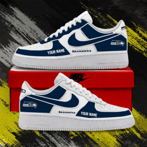 Limited Edition – Customized NFL Seattle Seahawks Af1 Shoes TTH2107122