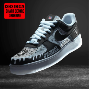 Limited Edition – Customized NFL Las Vegas Raiders Af1 Shoes TTH2107112