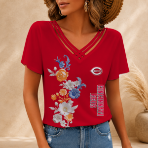 Limited Edition – Customized MLB Cincinnati Reds V-Neck Shirt TTH2107117