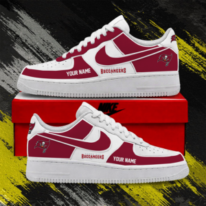 Limited Edition – Customized NFL Tampa Bay Buccaneers Af1 Shoes TTH2107122