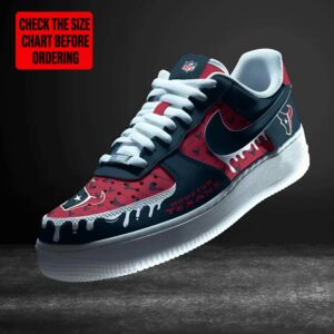 Limited Edition – Customized NFL Houston Texans Af1 Shoes TTH2107112