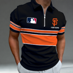 Limited Edition – Customized MLB San Francisco Giants Zip Polo Shirt TTH2107116
