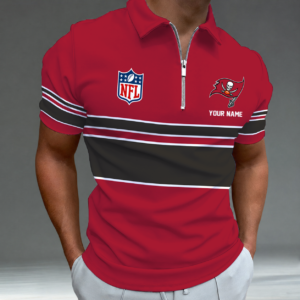 Limited Edition – Customized NFL Tampa Bay Buccaneers Zip Polo Shirt TTH2107225