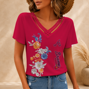 Limited Edition – Customized MLB Atlanta Braves V-Neck Shirt TTH2107117