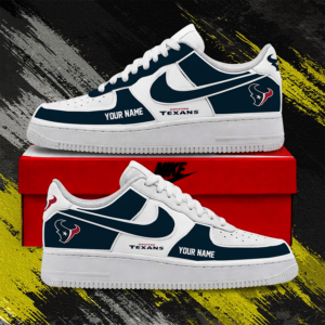 Limited Edition – Customized NFL Houston Texans Af1 Shoes TTH2107122