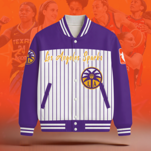 Limited Edition – Customized WNBA Los Angeles Sparks Baseball Jacket TTH2107123