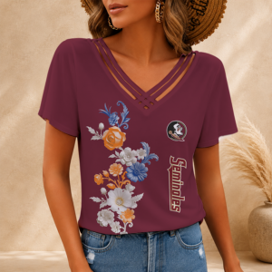 Limited Edition – Customized NCAA Florida State Seminoles V-Neck Shirt TTH2107118