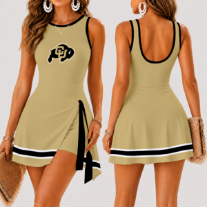 Limited Edition – Customized Ncaa Colorado Buffaloes Women’s Summer Skort Dress