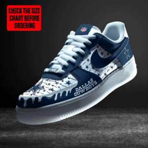 Limited Edition – Customized NFL Dallas Cowboys Af1 Shoes TTH2107112