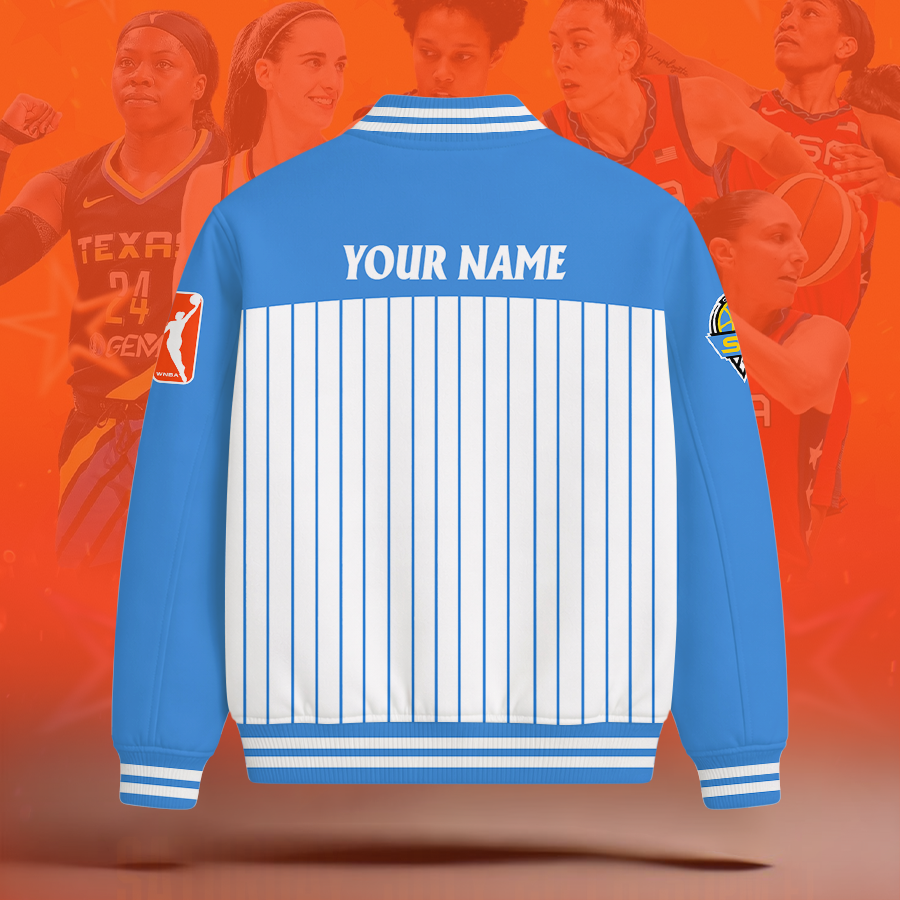 Limited Edition – Customized WNBA Chicago Sky Baseball Jacket TTH2107123 - Image 2