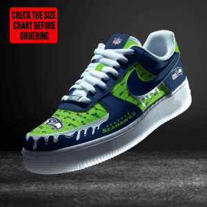 Limited Edition – Customized NFL Seattle Seahawks Af1 Shoes TTH2107112