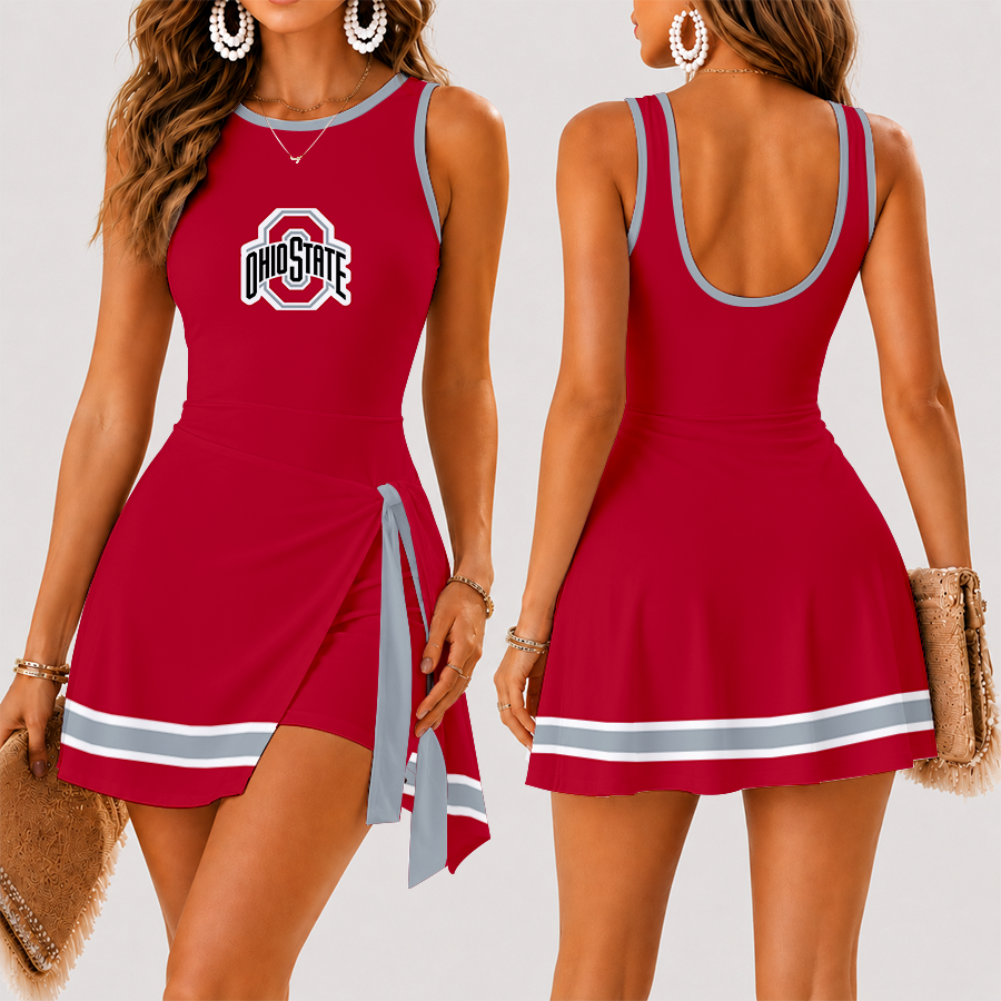 Limited Edition – Customized NCAA Ohio State Buckeyes Women’s Summer Skort Dress TTH2107119