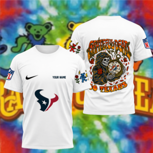 Limited Edition – Customized NFL Houston Texans x Grateful Dead T-Shirt
