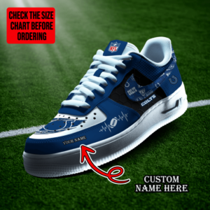 Limited Edition – Customized NFL Indianapolis Colts Af1 Shoes
