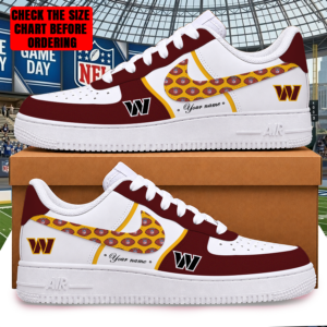 Limited Edition – Customized NFL Washington Commanders Af1 Shoes