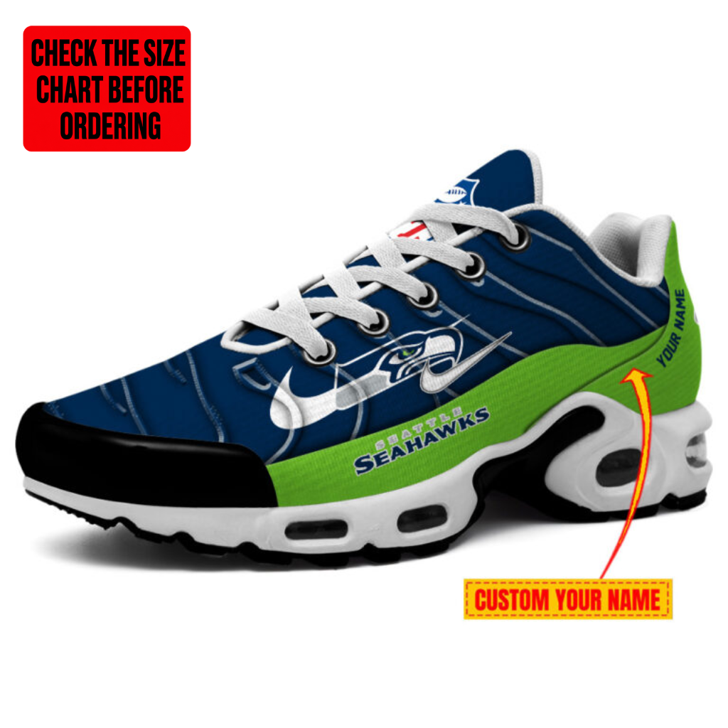 Limited Edition – Customized NFL Seattle Seahawks Air Max Plus Sneakers