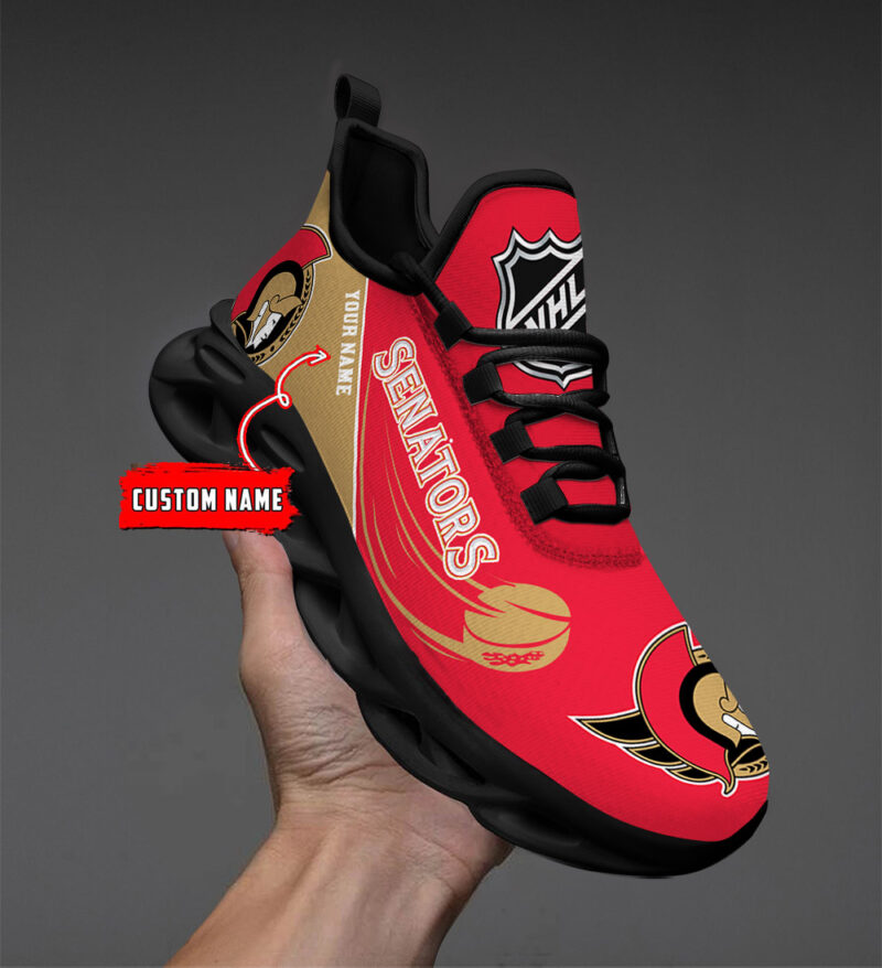 Limited Edition – Customized NHL Ottawa Senators Max Soul Shoes - Image 3