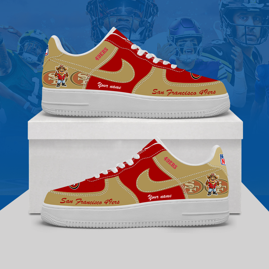 Limited Edition – Customized NFL San Francisco 49Ers Af1 Shoes