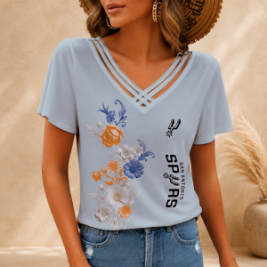 Limited Edition – Customized NBA San Antonio Spurs V-Neck Shirt