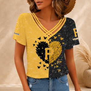 Limited Edition – Customized MLB Pittsburgh Pirates V-Neck Shirt