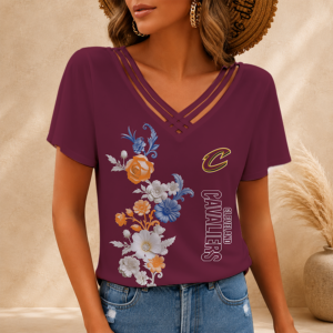Limited Edition – Customized NBA Cleveland Cavaliers V-Neck Shirt