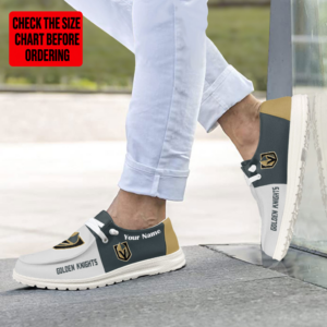 Limited Edition – Customized NHL Vegas Golden Knights Premium Loafer Shoes