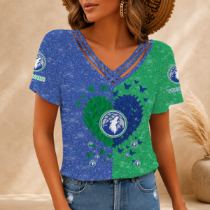 Limited Edition – Customized NBA Minnesota Timberwolves V-Neck Shirt