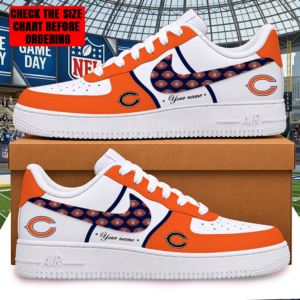 Limited Edition – Customized NFL Chicago Bears Af1 Shoes
