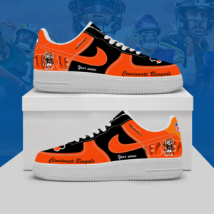 Limited Edition – Customized NFL Cincinnati Bengals Af1 Shoes