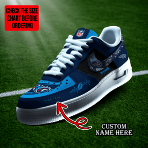 Limited Edition – Customized NFL Tennessee Titans Af1 Shoes