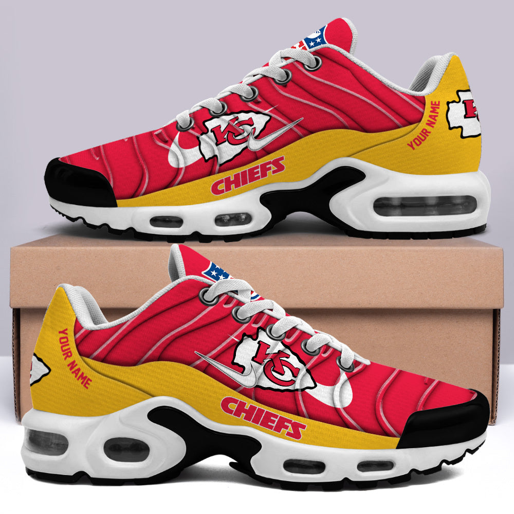 Limited Edition – Customized NFL Kansas City Chiefs Air Max Plus Sneakers - Image 2