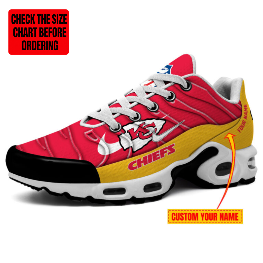 Limited Edition – Customized NFL Kansas City Chiefs Air Max Plus Sneakers