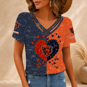 Limited Edition – Customized NFL Chicago Bears V-Neck Shirt