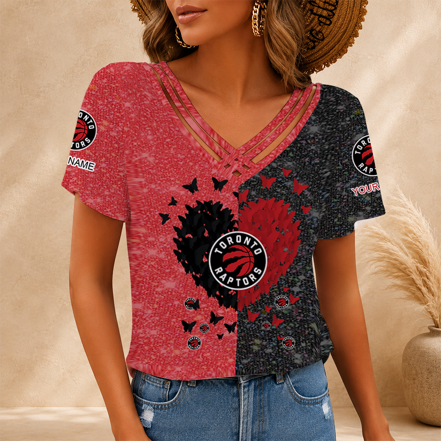 Limited Edition – Customized NBA Toronto Raptors V-Neck Shirt
