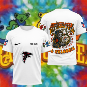 Limited Edition – Customized NFL Atlanta Falcons x Grateful Dead T-Shirt