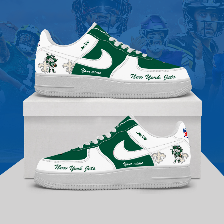 Limited Edition – Customized NFL New York Jets Af1 Shoes