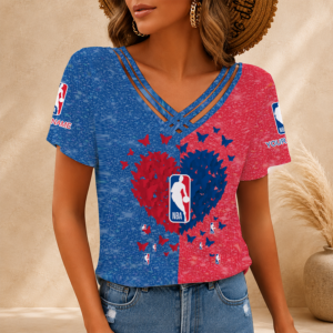 Limited Edition – Customized NBA National Basketball Association V-Neck Shirt