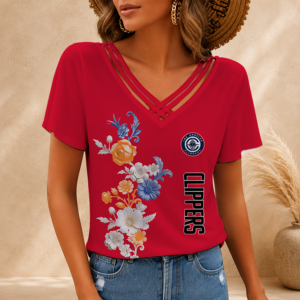 Limited Edition – Customized NBA Los Angeles Clippers V-Neck Shirt