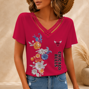 Limited Edition – Customized NBA Chicago Bulls V-Neck Shirt