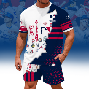 Limited Edition – Customized MLB All Teams Unisex T-Shirt & Shorts Set